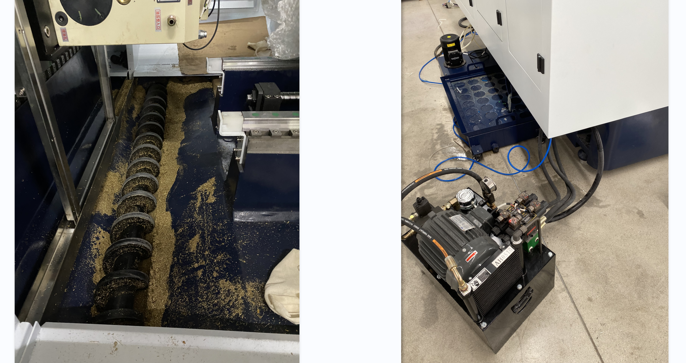 G.Automatic Chip F&ouml;rderer eingeschlossen