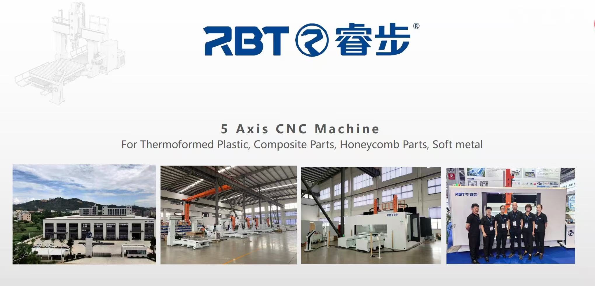 RBT 5 axis cnc machine RBT 5 Achse CNC -Maschine