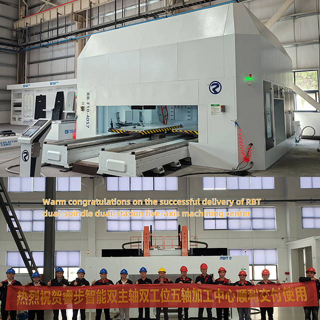 Eine Hochgeschwindigkeits-Hochgeschwindigkeits-Gantry-Fräsmaschine vom Typ Brücke zum Fünfachse