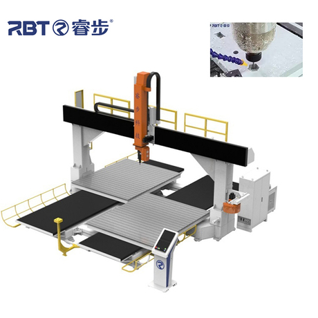 Nichtmetaler Sechs-Achsen-Bearbeitungszentrum ist für Verbundwerkstoffe geeignet