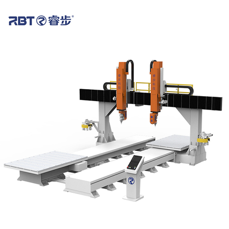 Eine Hochgeschwindigkeits-Hochgeschwindigkeits-Gantry-Fräsmaschine vom Typ Brücke zum Fünfachse